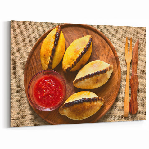 Authentic Bolivian Empanadas - Culinary Wall Art