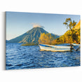 Nicaraguan Lake Boat Scene - Serene Water Canvas Art