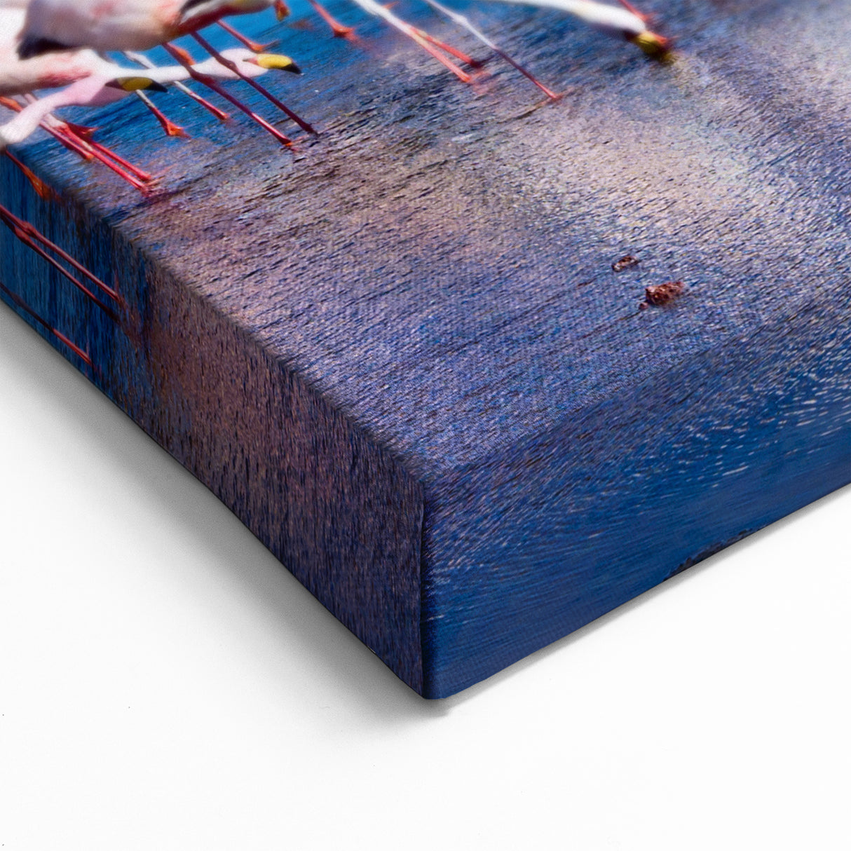 Flamingos at Andean Lake - Vibrant Bolivia Art