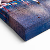 Flamingos at Andean Lake - Vibrant Bolivia Art