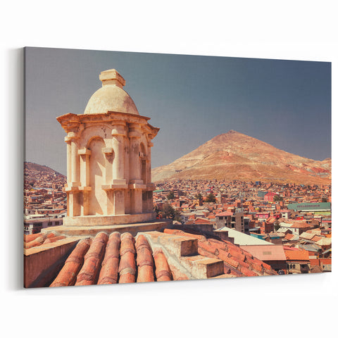 Bolivia Photography Decor - Urban View Wall Art