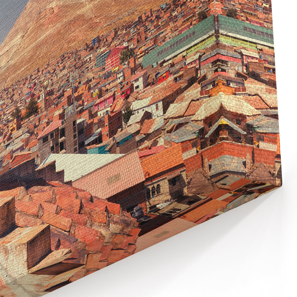 Bolivia Photography Decor - Urban View Wall Art