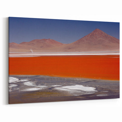 Colorful Bolivian Landscape Art - Laguna Colorada
