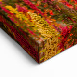 Multicolor Bolivian Landscape Art - Floral Mountain View