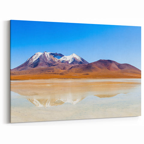 Mirror Lake Bolivia - Andean Reflections Wall Art