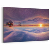 Bolivia Wall Art - Stunning Uyuni Salt Flats Reflection at Sunset