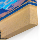 South America Scenery Art - Andes Mountains Under Bright Blue Sky