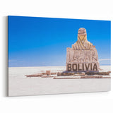 Bolivian Landscape Prints - Dakar Monument in Bolivia's Salt Flats