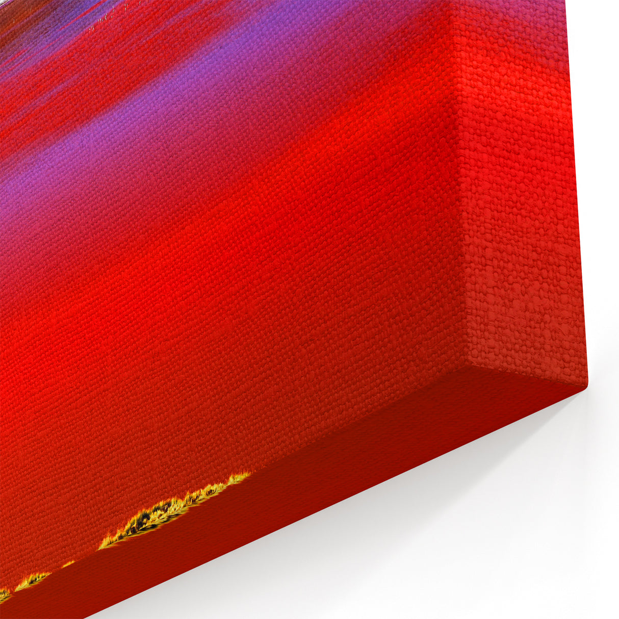 Andes Mountain Wall Art - Vibrant Red Lagoon in Bolivia’s Highlands