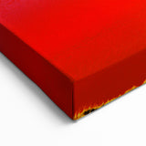 Andes Mountain Wall Art - Vibrant Red Lagoon in Bolivia’s Highlands