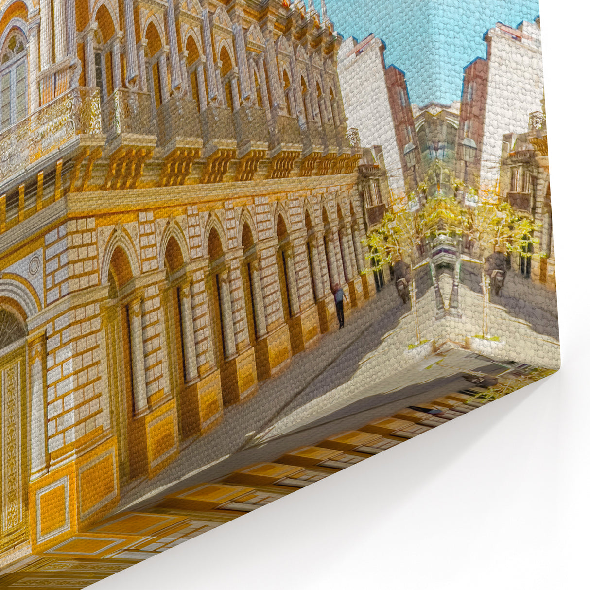 Framed Bolivia Art - Colonial Architecture in Potosí's Historic District