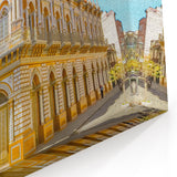 Framed Bolivia Art - Colonial Architecture in Potosí's Historic District