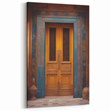 Golden Mesopotamian Door – Ornate Middle Eastern Wall Art