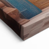 Golden Mesopotamian Door – Ornate Middle Eastern Wall Art