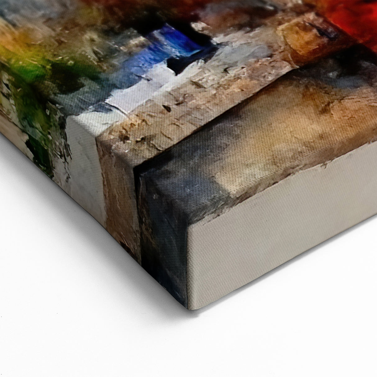 Middle Eastern Art – Watercolor Jerusalem Cityscape, Holy Land Art Print