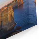 Australian Coastal Art - Golden Cliff Canvas
