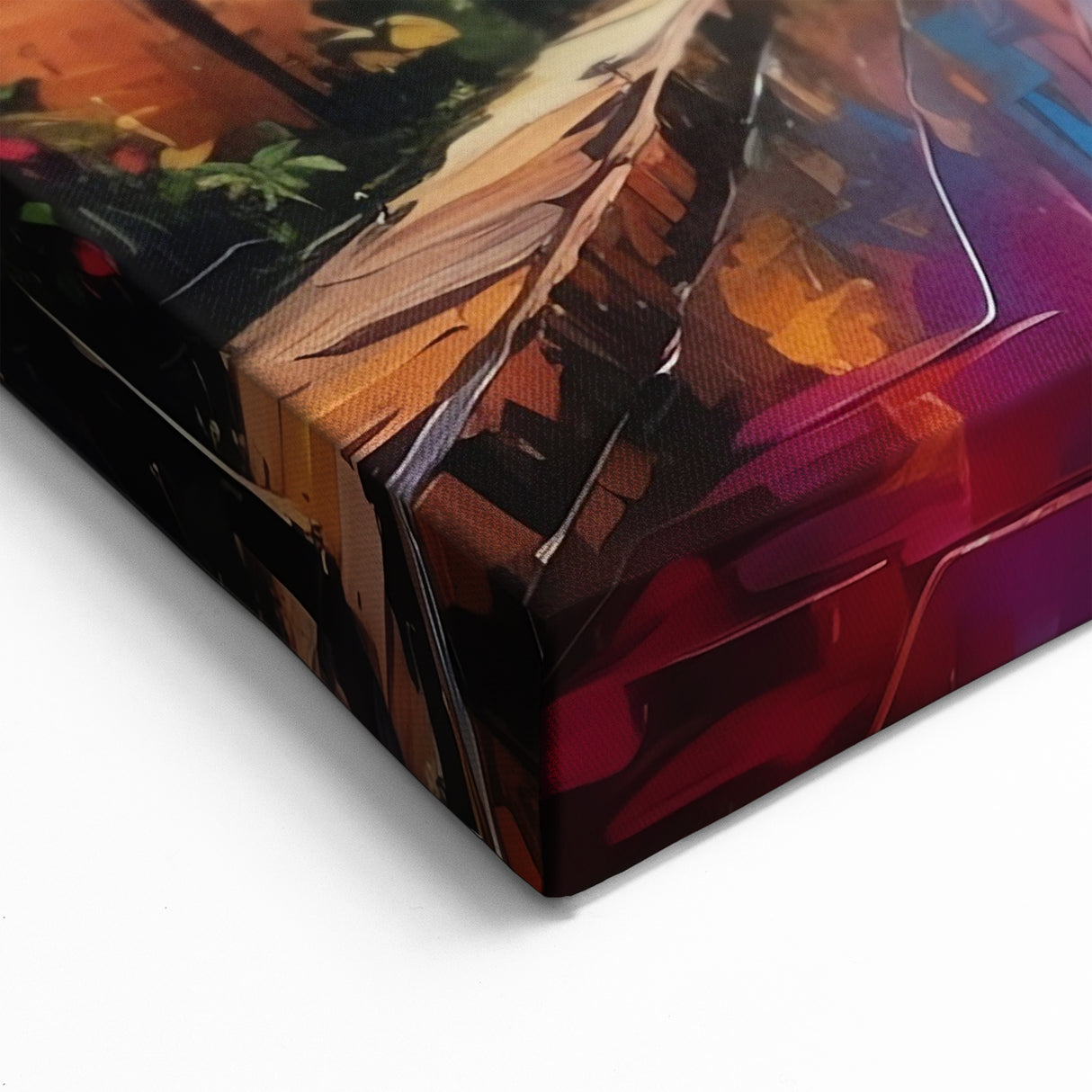 Colombian Sunset Cityscape - Vibrant Reflections South America Wall Art