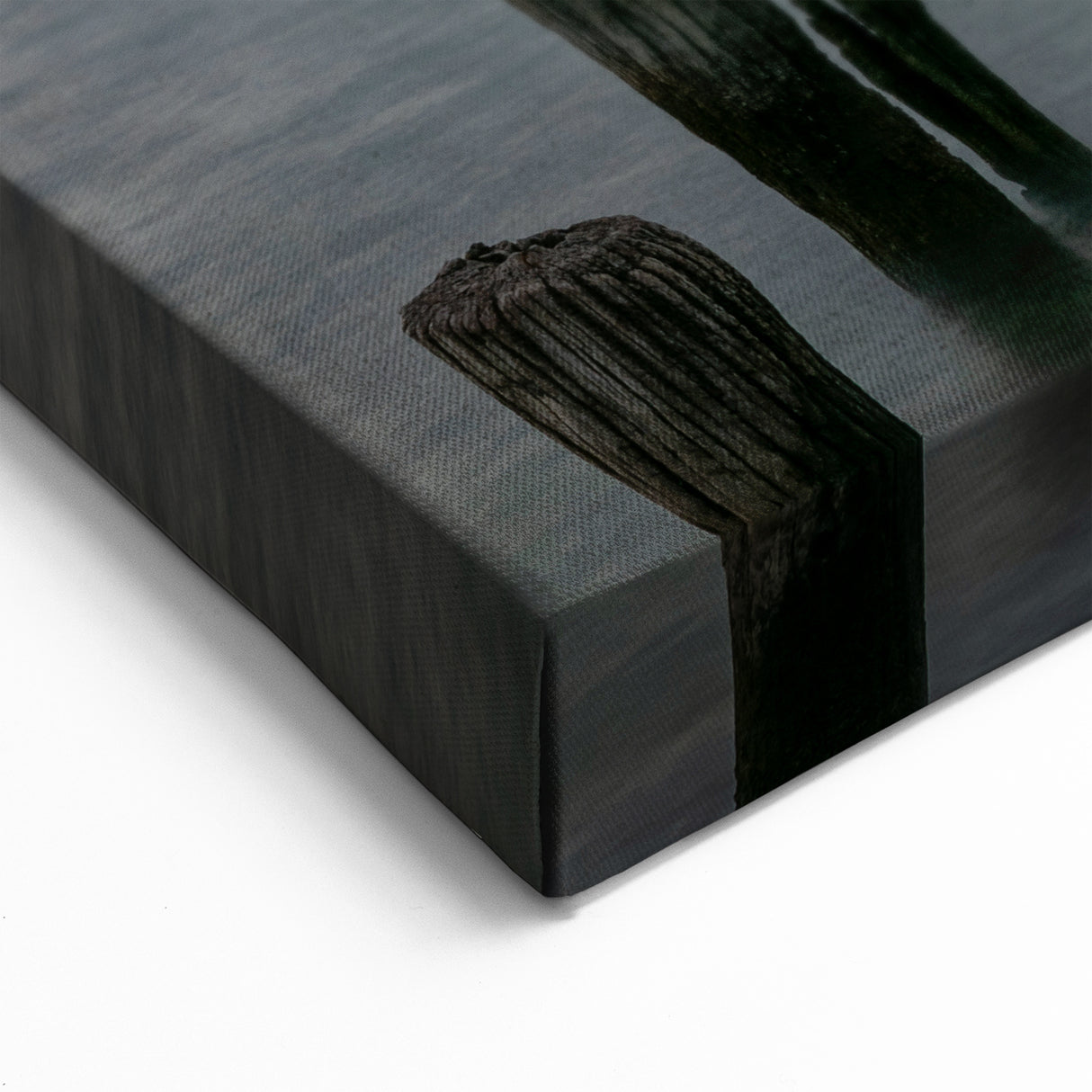 Chile Landscape Paintings – Serene Lakeside View with Mountain Backdrop