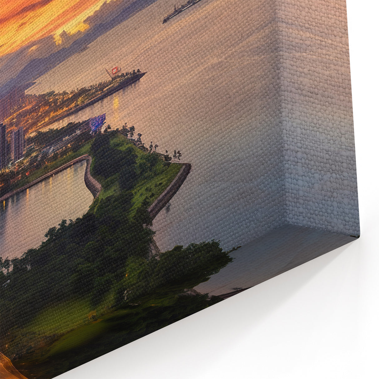 Sunset Metropolis - Panama Cityscape Art