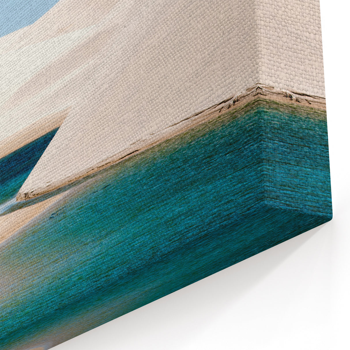 Brazil Wall Art - Serene Sand Dunes & Lagoon Landscape Print for Home