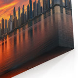 Crimson Skies - Panama Cityscape Sunset Art