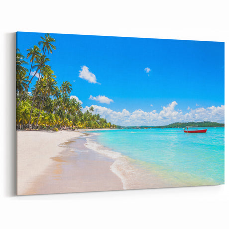 South America Scenery Prints - Tropical Beach Landscape Wall Art