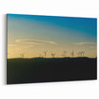 Brazil Wall Art - Scenic Wind Turbine Sunset Landscape Print for Home