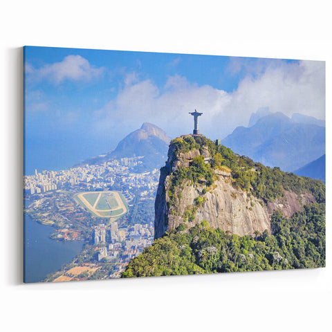 Rio de Janeiro Wall Decor - Christ the Redeemer Brazil Landscape Print