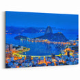 Brazilian Nature Photography - Rio de Janeiro Nighttime Landscape Print
