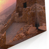 Holy Land Art – Ancient Jerusalem Ruins at Sunrise Israel Wall Art