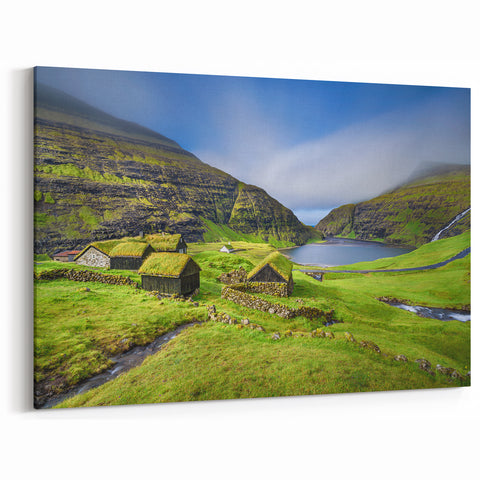 Danish Landscape Paintings - Nordic Wall Decor of Scenic Countryside