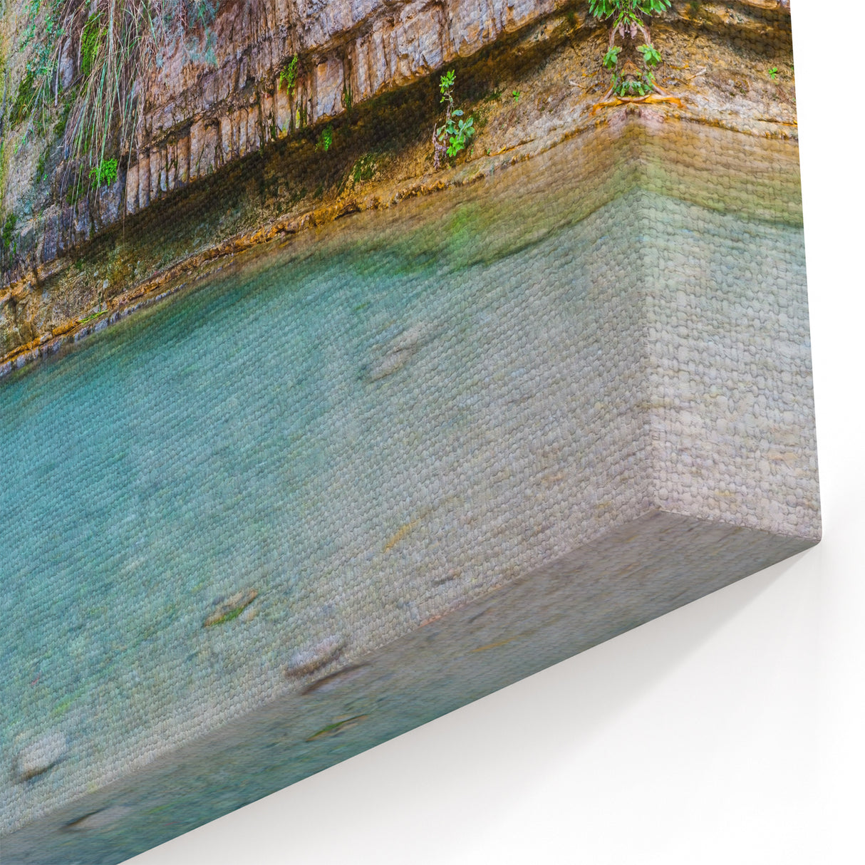 Scenic Israel Photography – Serene Waterfall Landscape Wall Art
