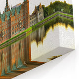 Copenhagen Canvas Prints - Danish Art Prints of Frederiksborg Castle