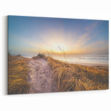 Danish Art Prints - Nordic Wall Decor of Coastal Sunset Scene