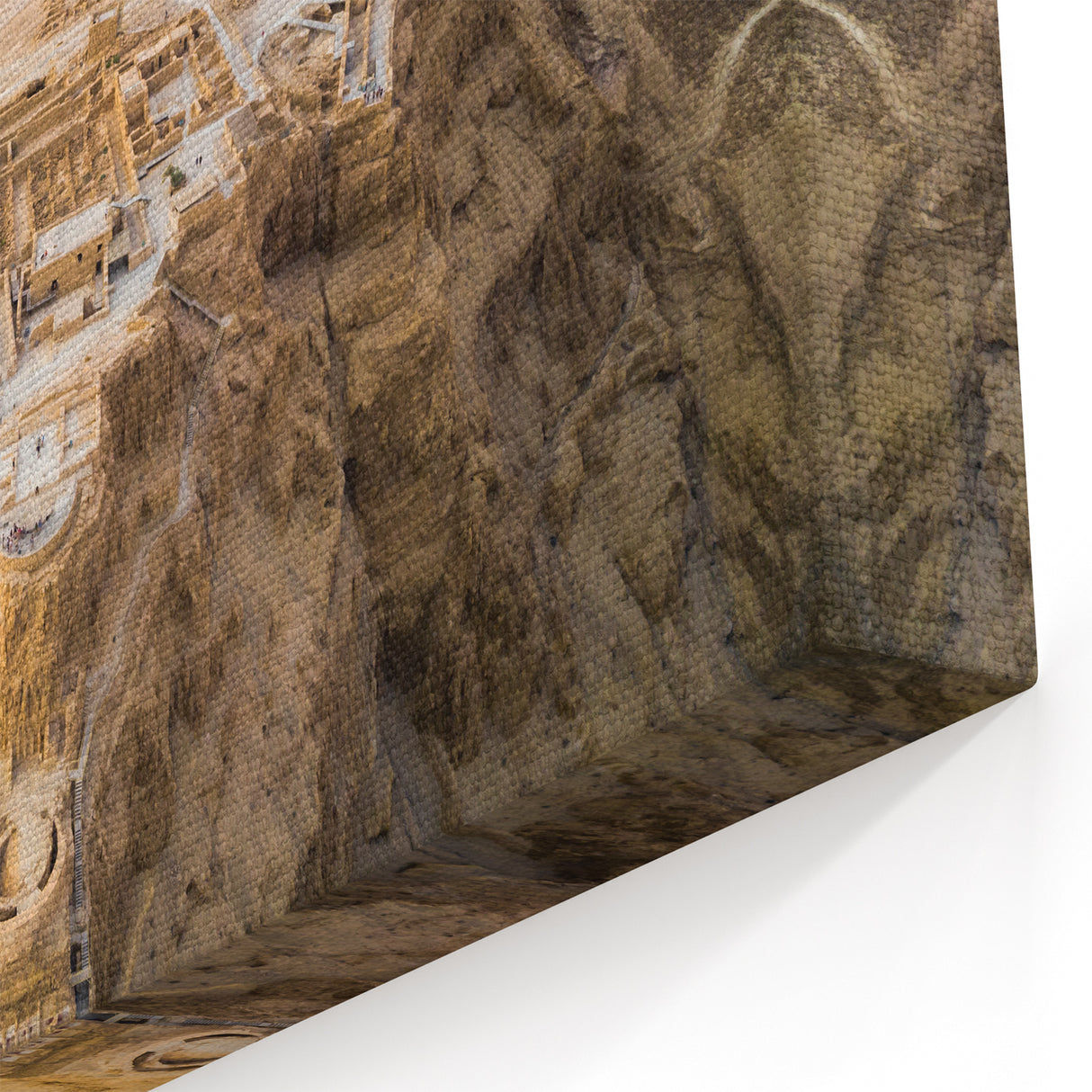 Holy Land Art – Aerial View of Masada Ruins Israel Wall Art