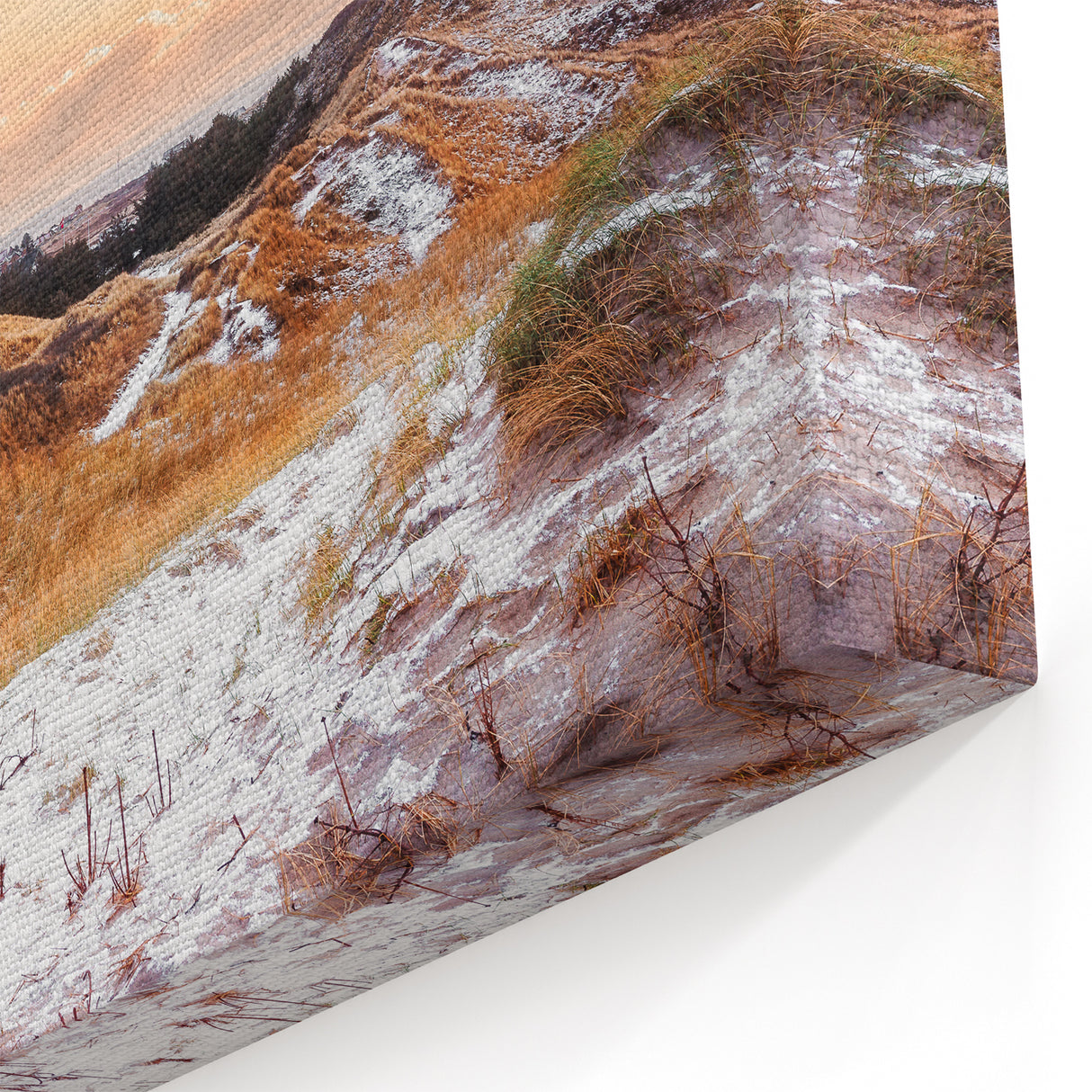 Danish Landscape Paintings - Scandinavian Decor of Coastal Lighthouse Scene