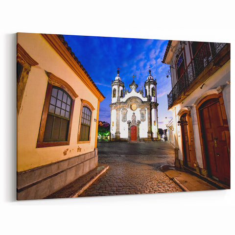South America Scenery Prints - Ouro Preto Historic Architecture Art