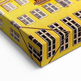 Danish Art Prints - Copenhagen Canvas of Colorful Townhouses