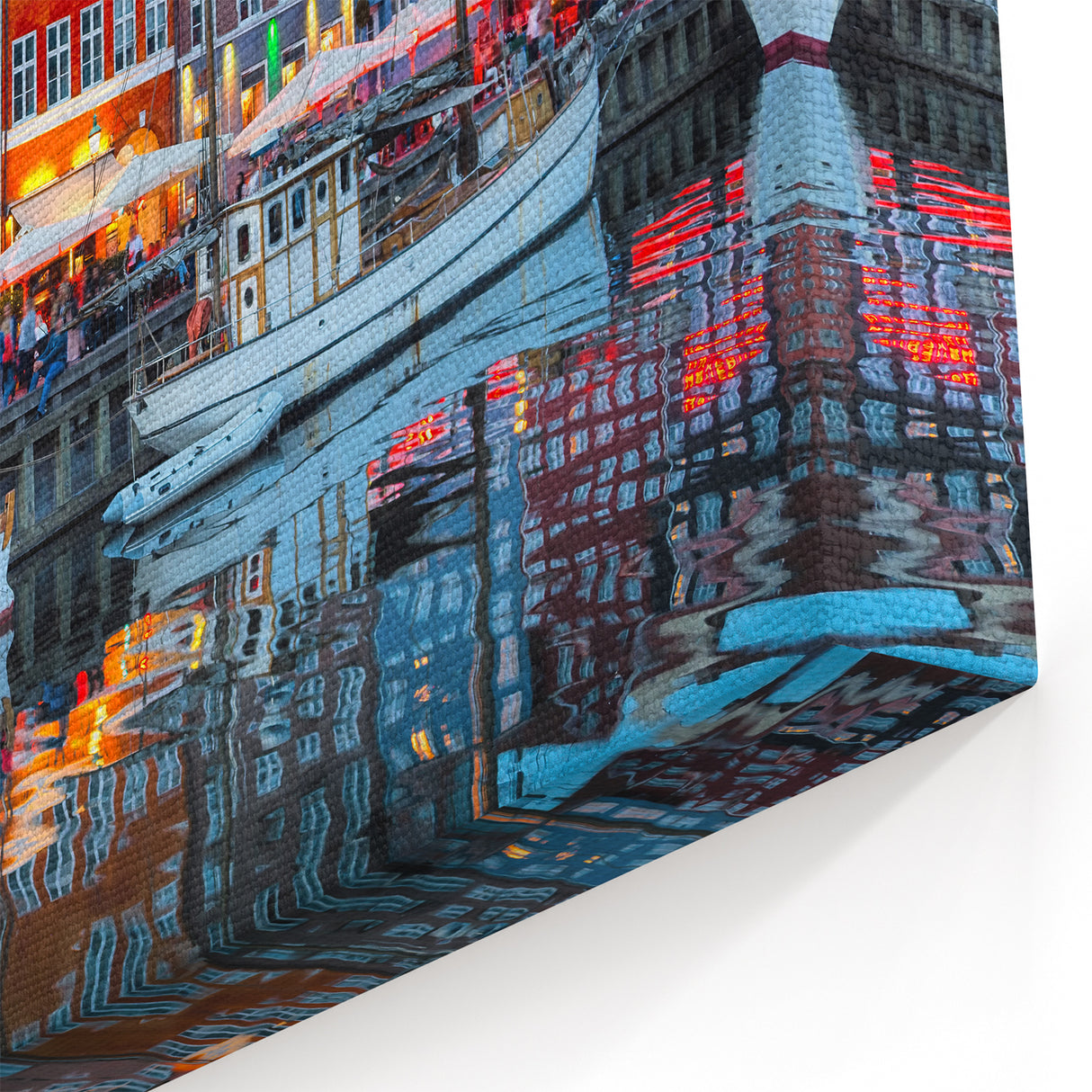 Copenhagen Canvas Prints - Vibrant Evening at Nyhavn Harbor