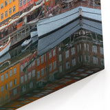 Denmark Wall Art - Danish Art Prints of Colorful Nyhavn Reflections