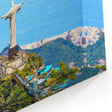 Brazil Wall Art - Christ the Redeemer Overlooking Rio Landscape Print