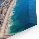 Rio de Janeiro Wall Decor - Aerial View of Ipanema Beach Landscape Print