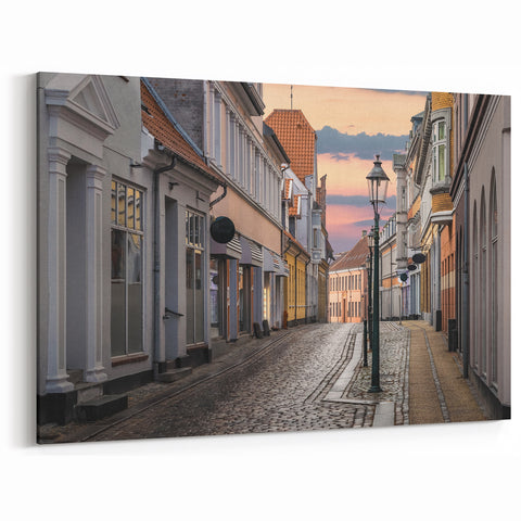 Copenhagen Canvas Prints – Danish Street View for Scandinavian Decor