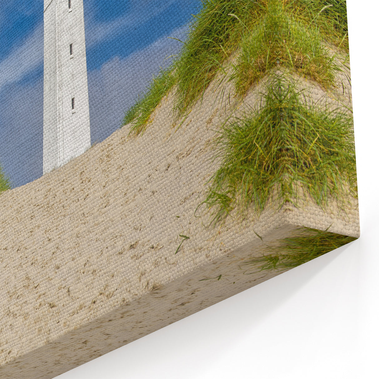 Danish Landscape Paintings – Coastal Lighthouse for Nordic Wall Decor