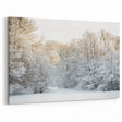 Nordic Nature Paintings – Scenic Winter Forest for Scandinavian Decor