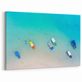 Colorful Boats in Turquoise Waters & Brazilian Photography - Brazil Wall Art