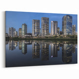 Brazilian Landscape Prints - Modern Skyline Reflections & City Wall Art