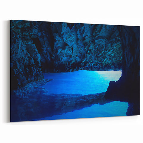 Blue Cave at Dusk – Vibrant Brazil Wall Art and Brazilian Nature Photography