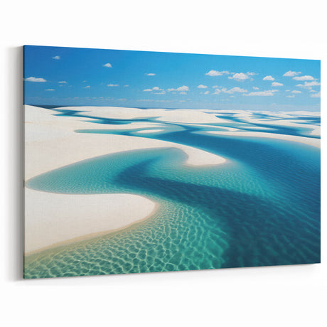 White Sands and Blue Lagoons – Brazil Wall Art and South America Photography