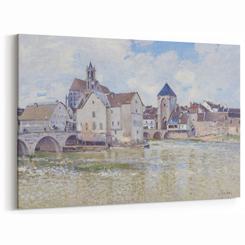 Alfred Sisley Art: Impressionist Landscapes of French Countryside Canvas